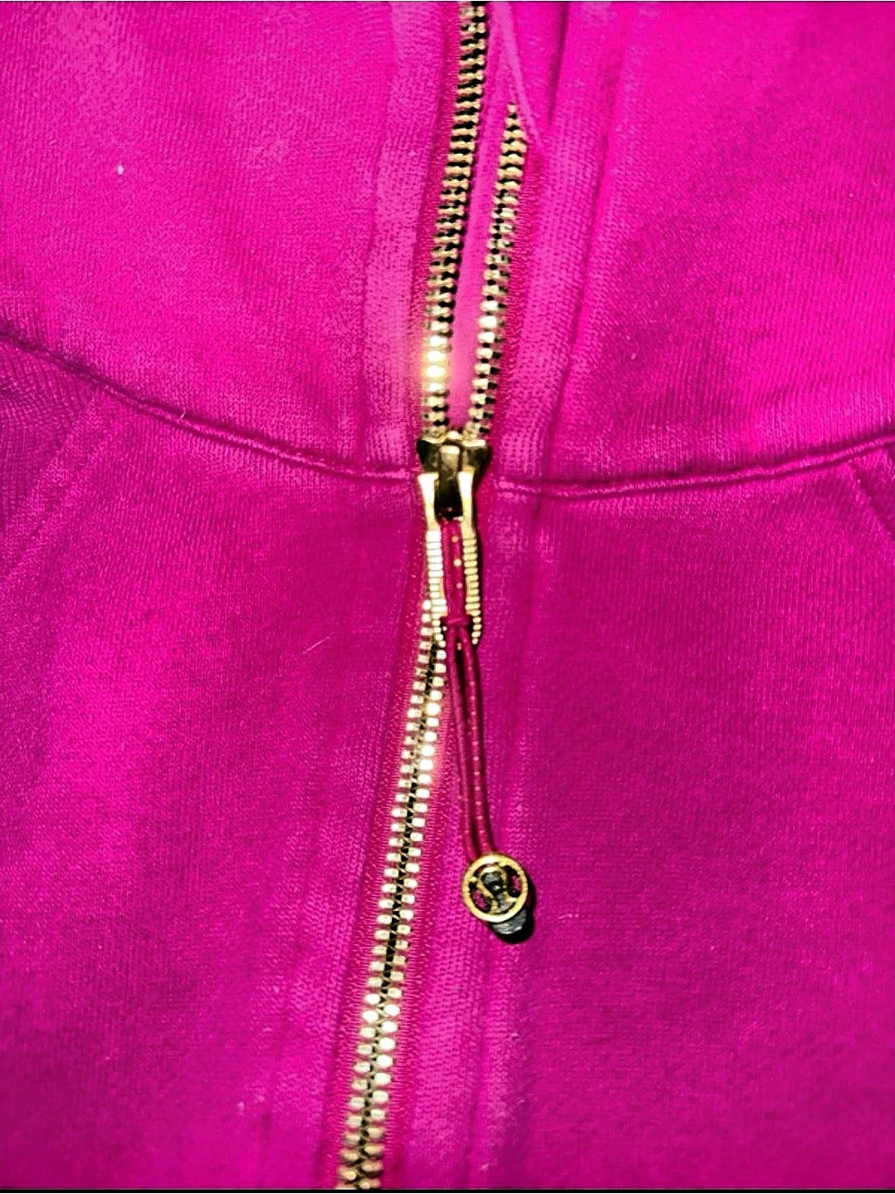 Lululemon Gold Zipper Scuba